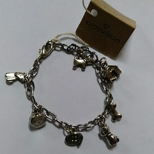 Pewter Charm Bracelet